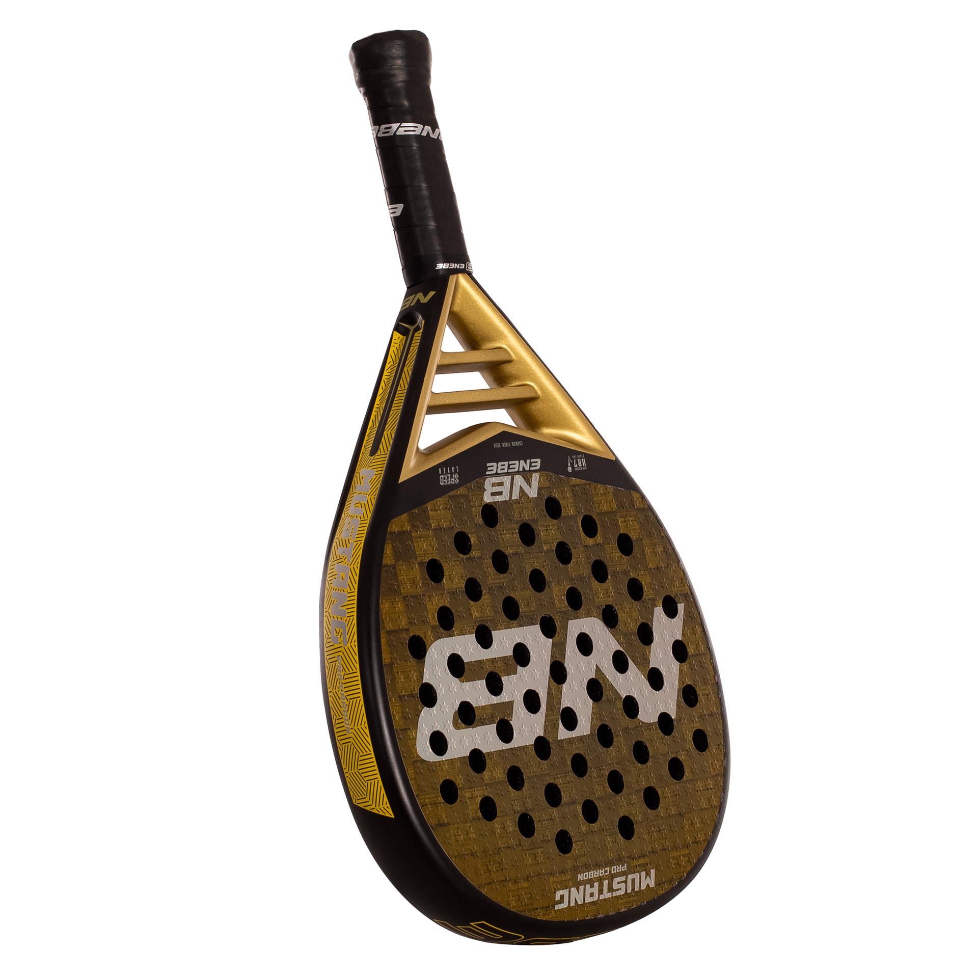 PALA DE PÁDEL ENEBE MUSTANG PRO CARBON GOLD 15K - Imagen 6