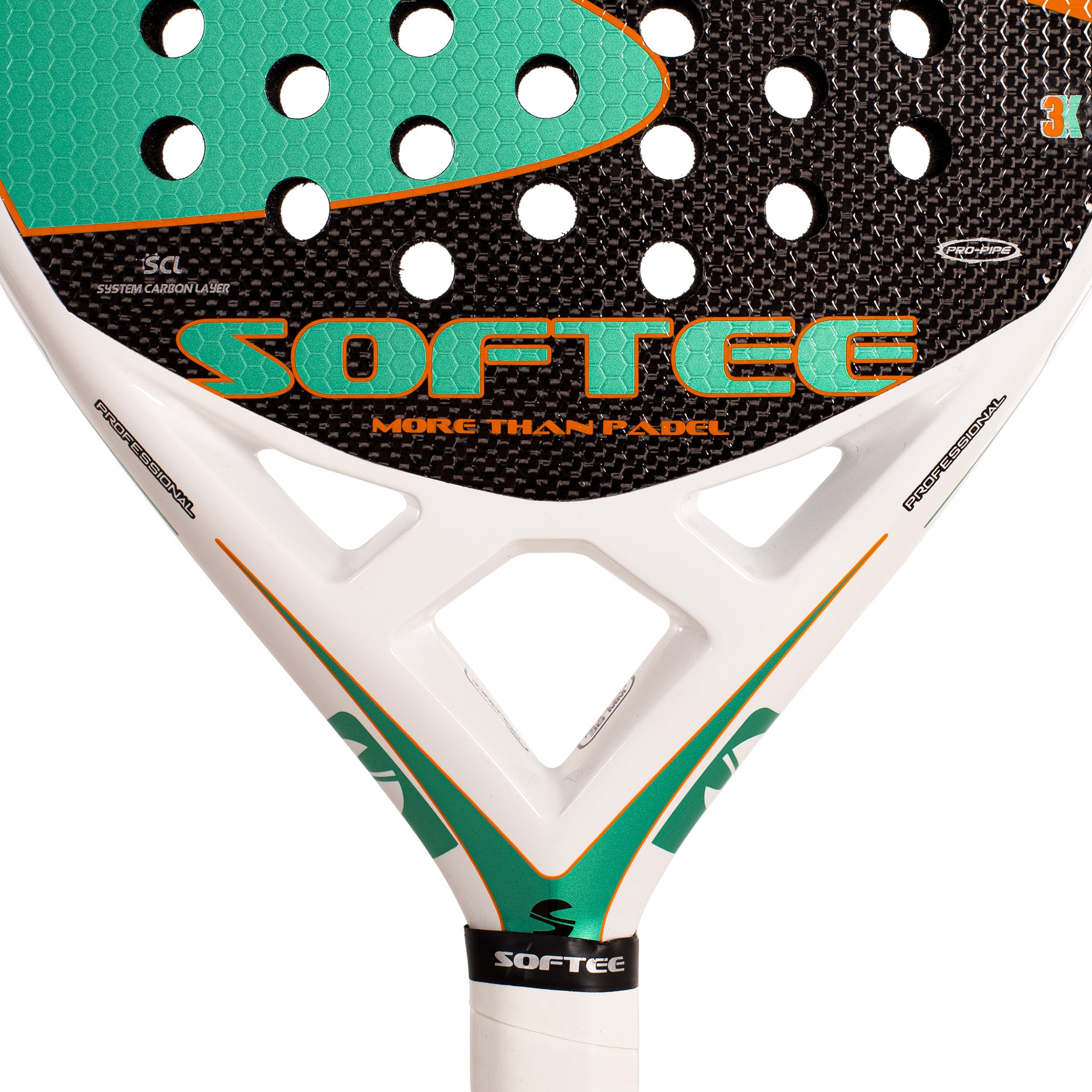 PALA DE PÁDEL SOFTEE FREEZER CARBON 3K VERDE SFT - Imagen 3