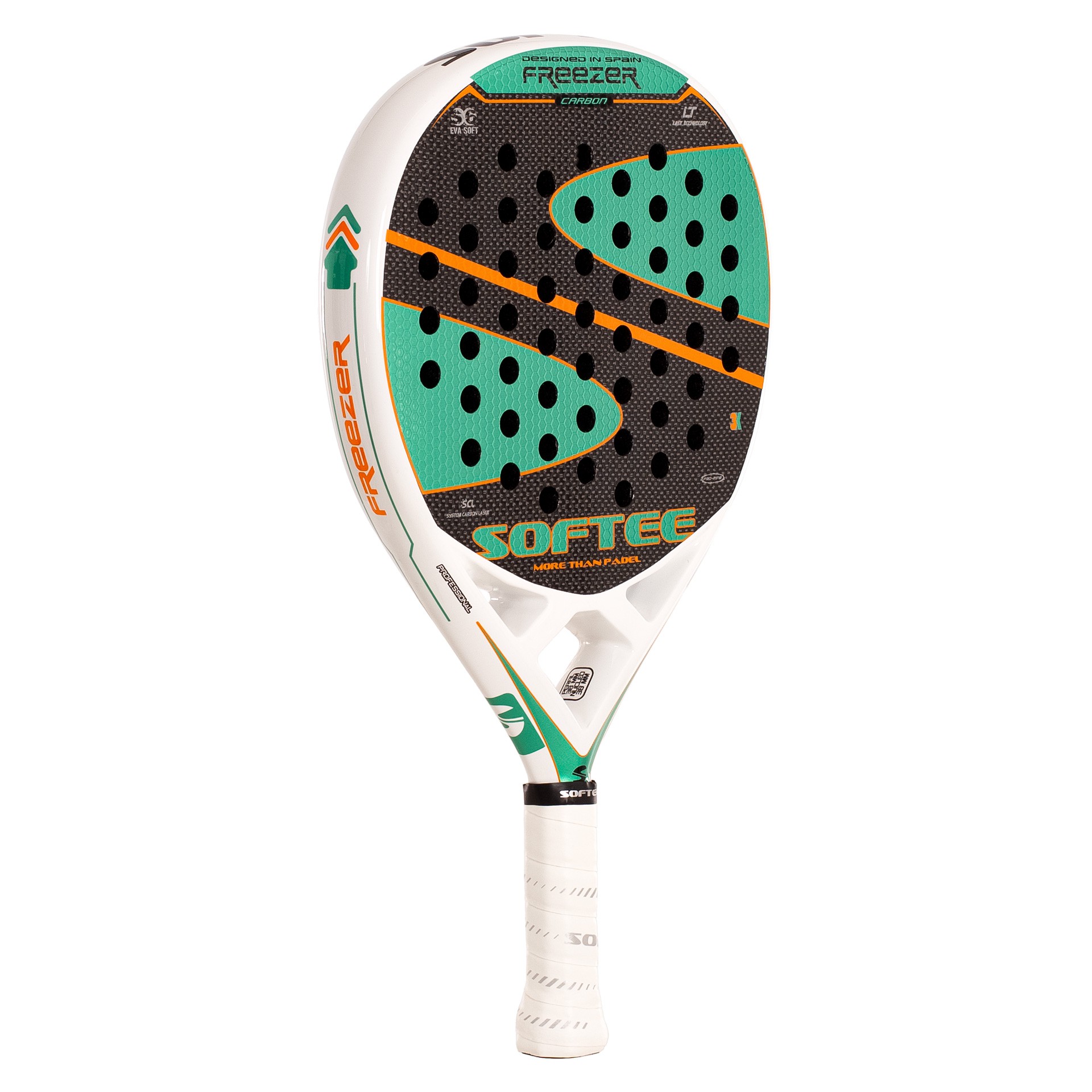 PALA DE PÁDEL SOFTEE FREEZER CARBON 3K VERDE SFT - Imagen 6