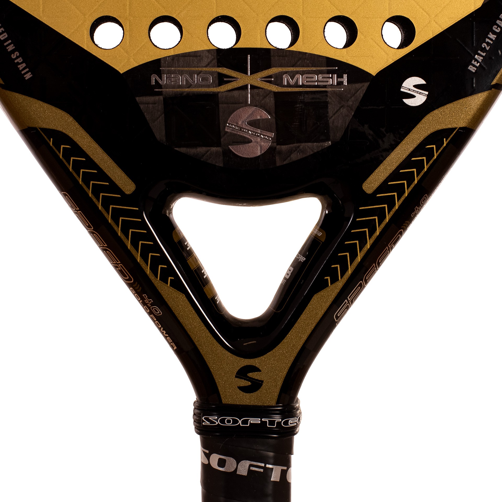 PALA DE PÁDEL SOFTEE SPEED GOLD POWER 4.0 NANO MESH - Imagen 3