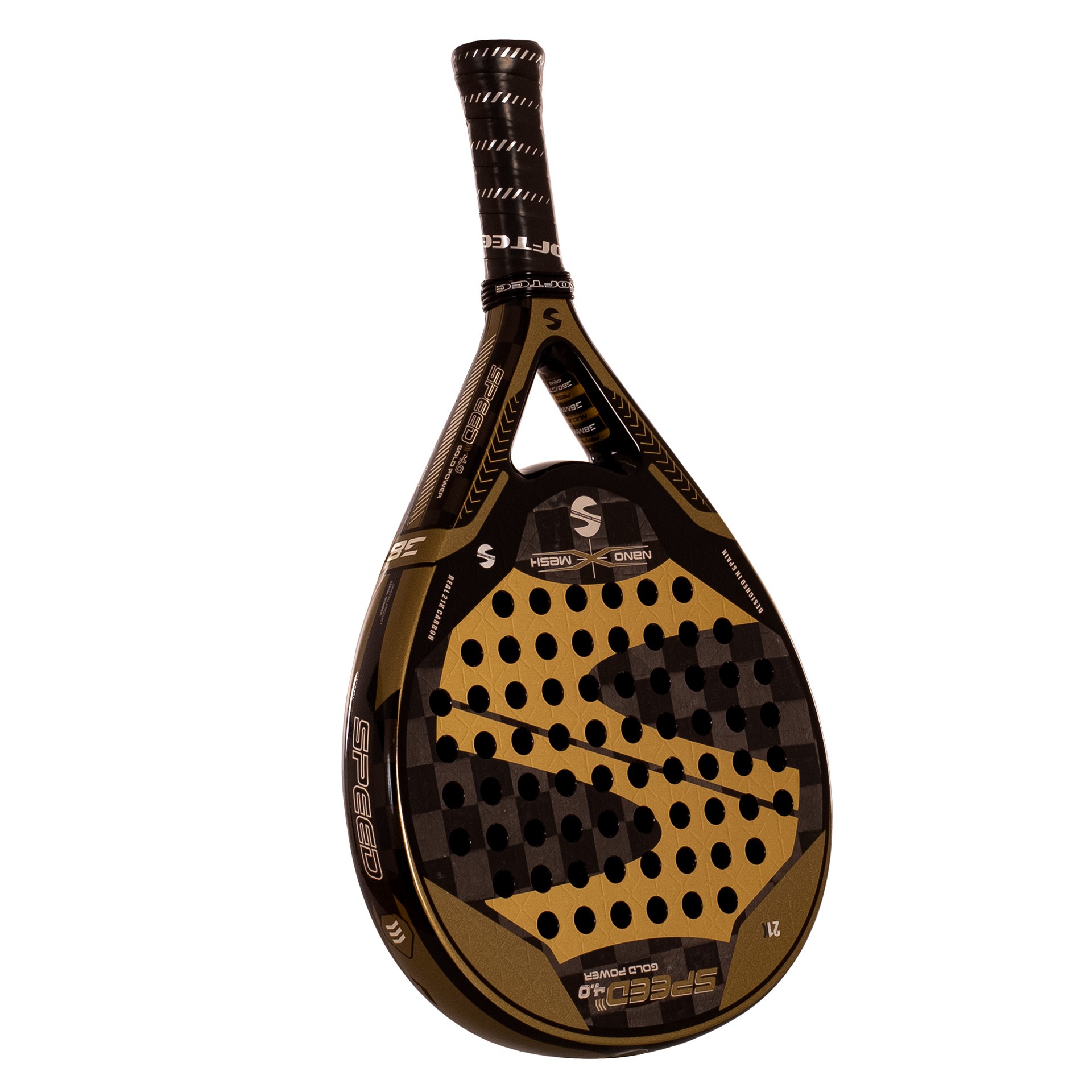 PALA DE PÁDEL SOFTEE SPEED GOLD POWER 4.0 NANO MESH - Imagen 4