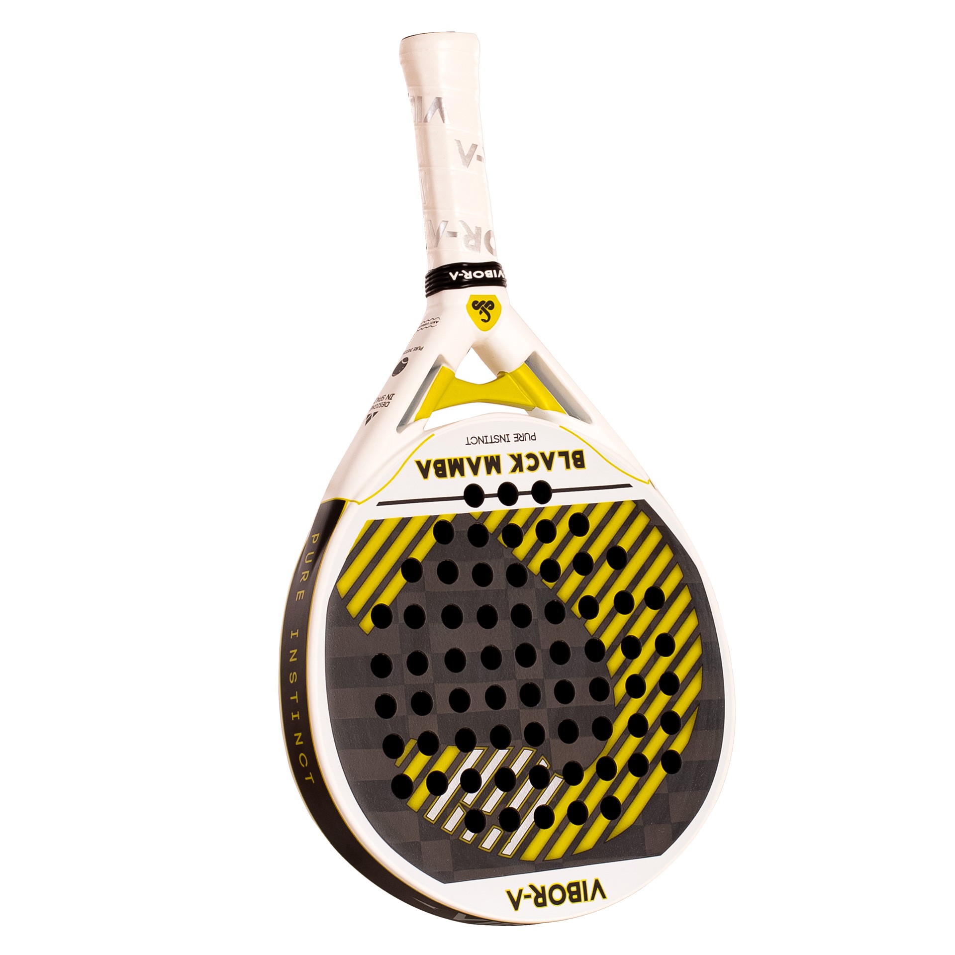 PALA DE PÁDEL VIBOR-A BLACK MAMBA EVO PRO WHITE - Imagen 4