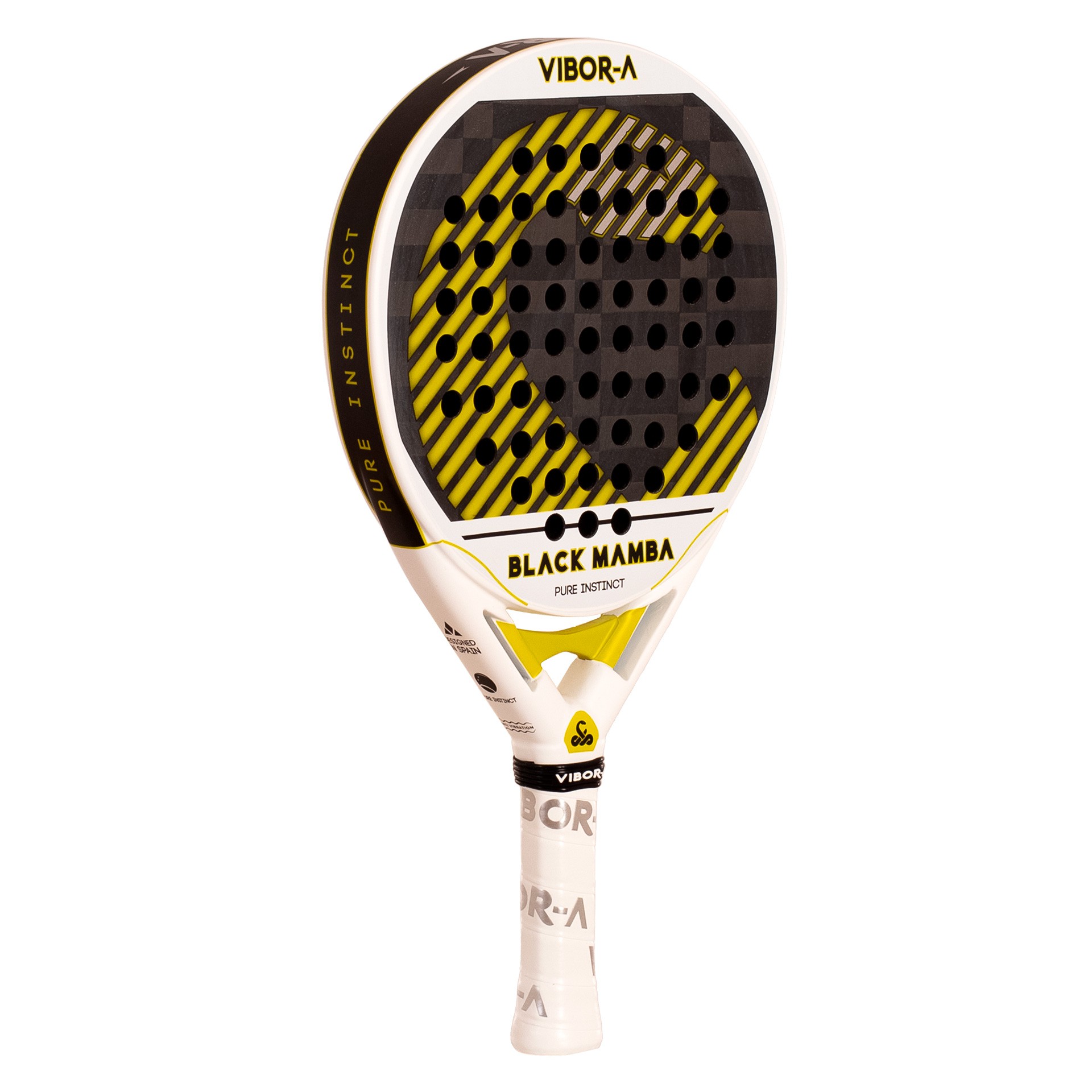 PALA DE PÁDEL VIBOR-A BLACK MAMBA EVO PRO WHITE - Imagen 6