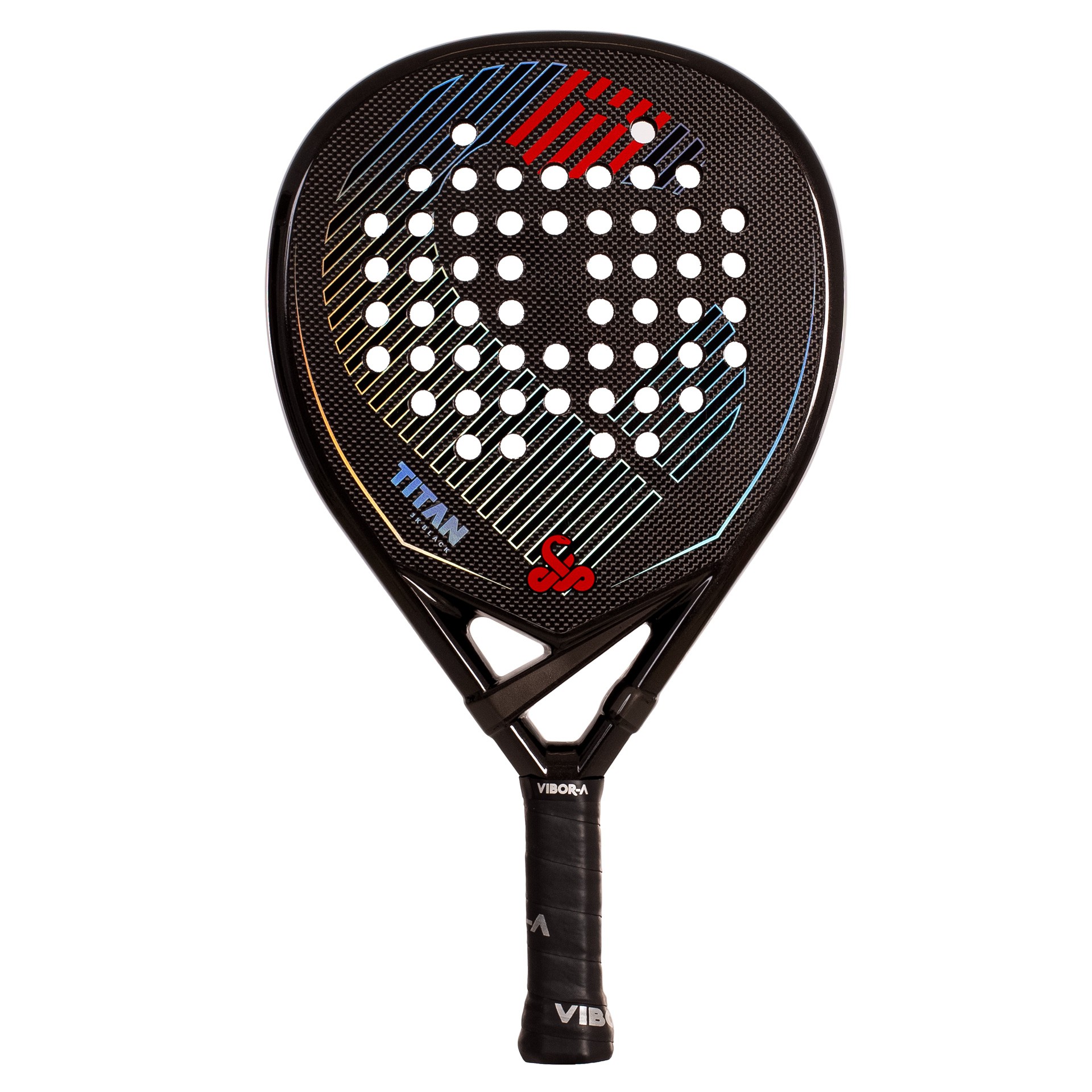 PALA DE PÁDEL VIBOR-A TITAN 3K BLACK - Imagen 2