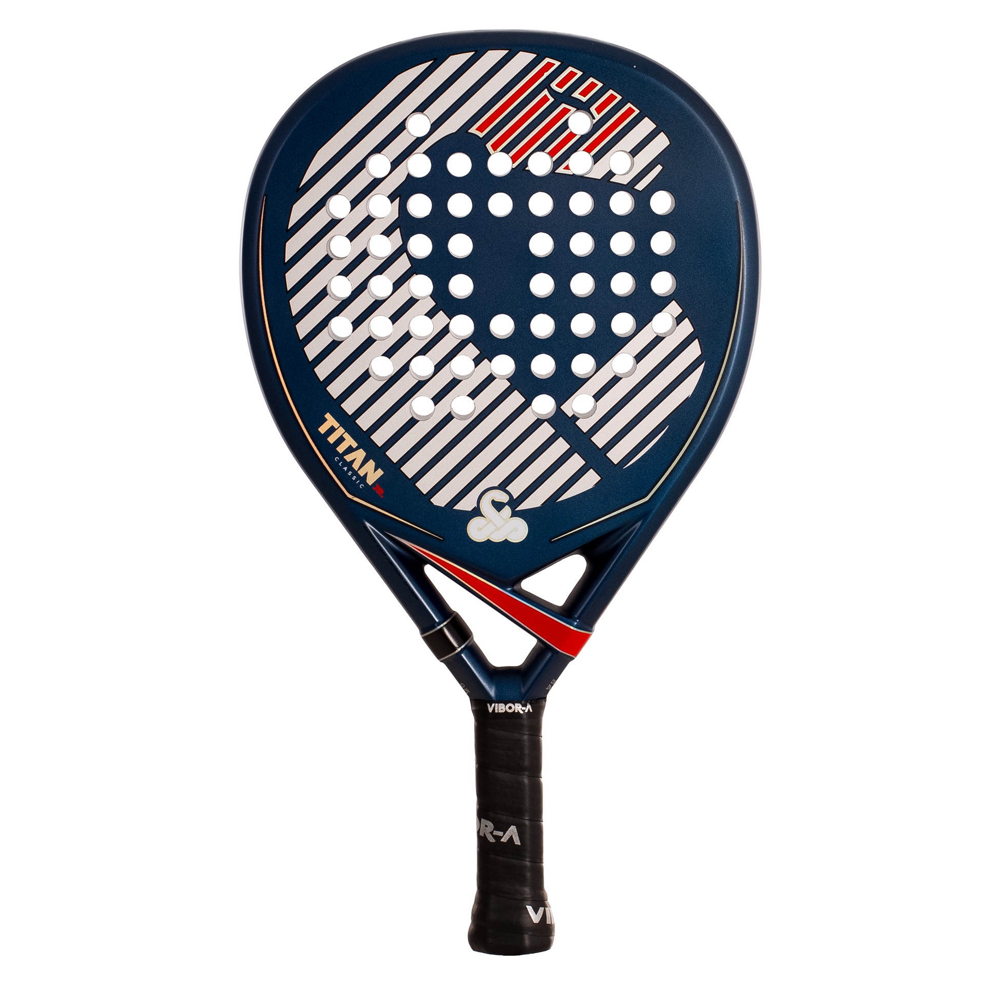 PALA DE PÁDEL VIBOR-A TITAN JUNIOR CLASSIC BLUE - Imagen 4
