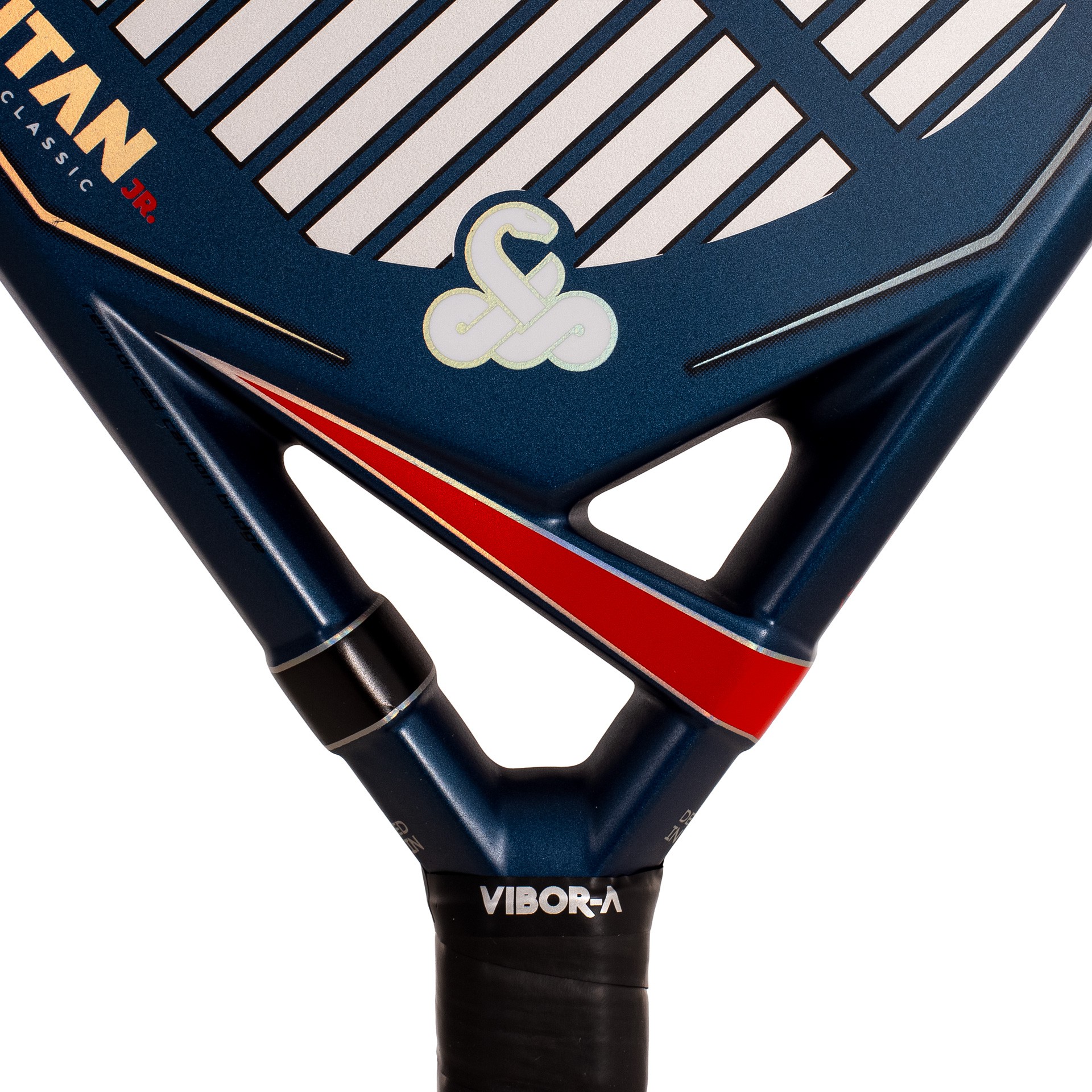 PALA DE PÁDEL VIBOR-A TITAN JUNIOR CLASSIC BLUE - Imagen 2