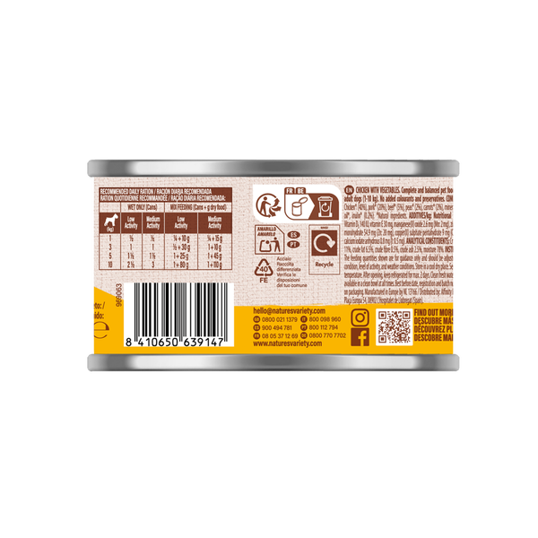 Nature's Variety Paté de Pollo para Perros Adulto Mini - 200 g - Imagen 2