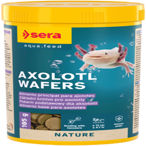 Sera Axolotl Wafers - Alimento Principal para Ajolotes