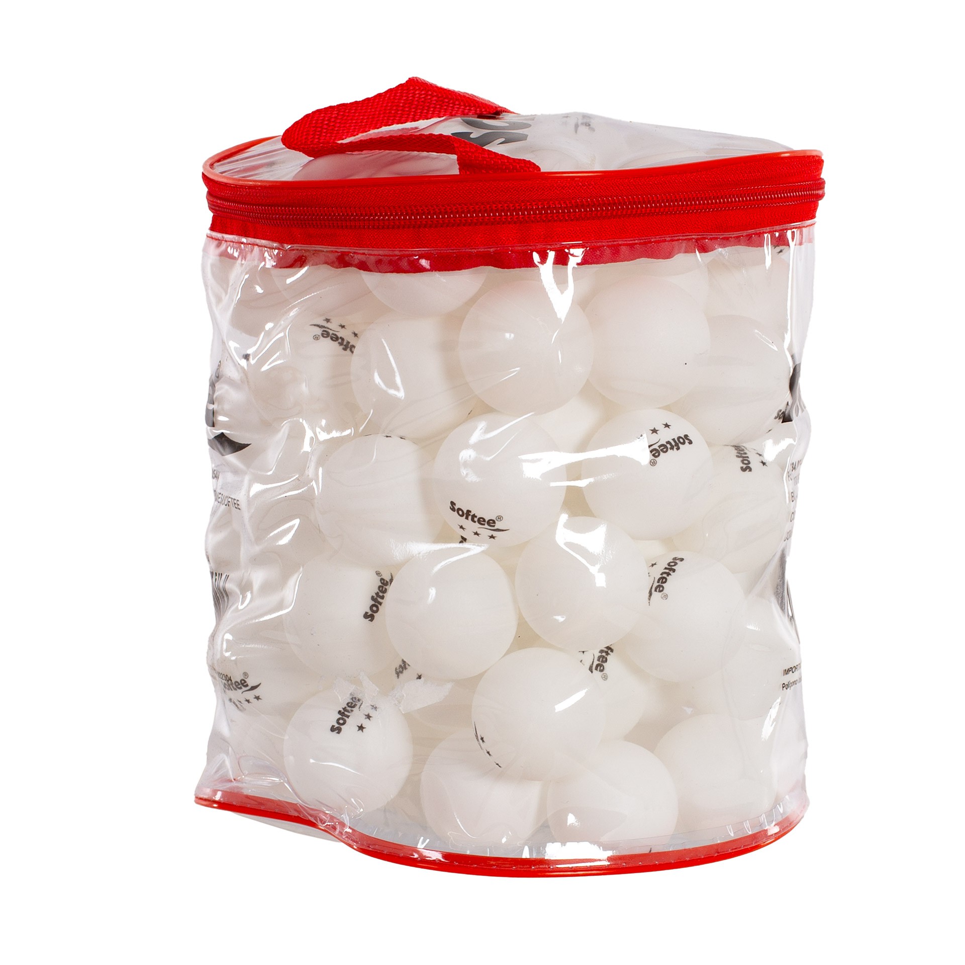 BOLSA 100 PELOTAS PP TENIS DE MESA SOFTEE - Imagen 19