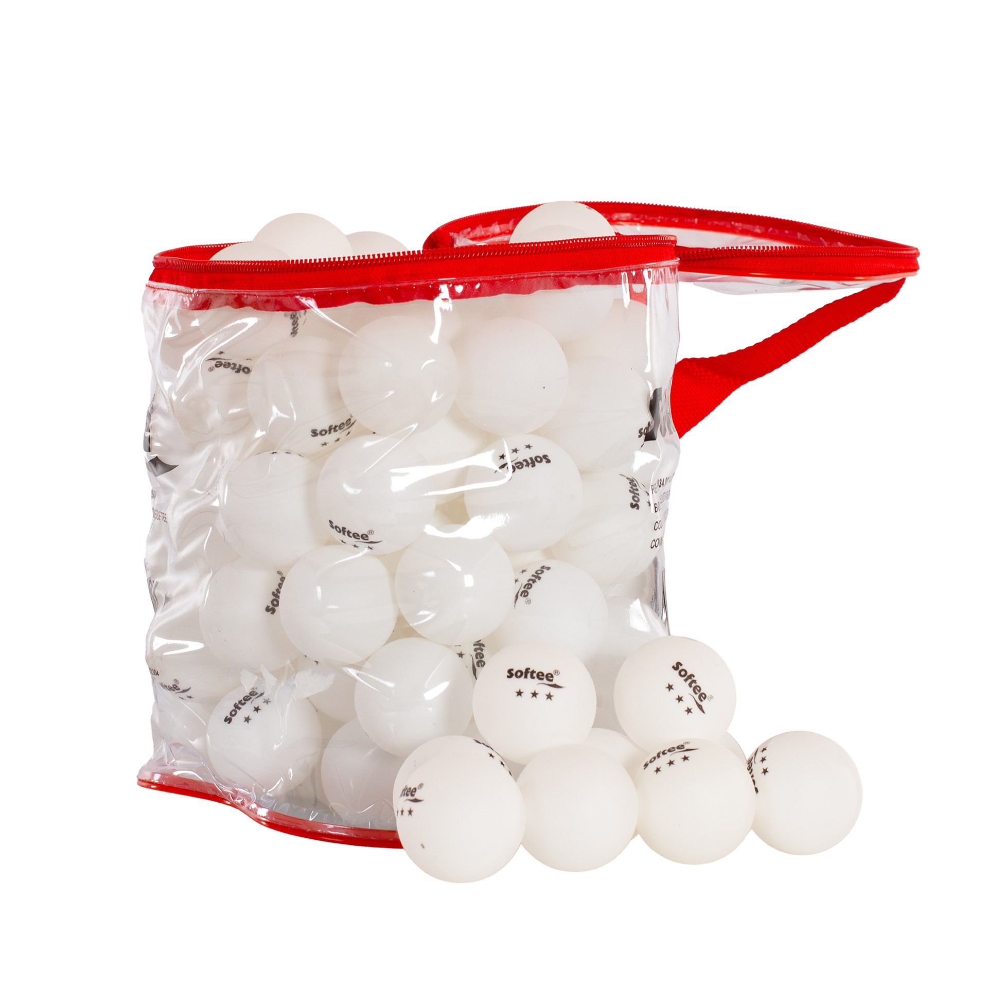 BOLSA 100 PELOTAS PP TENIS DE MESA SOFTEE - Imagen 20