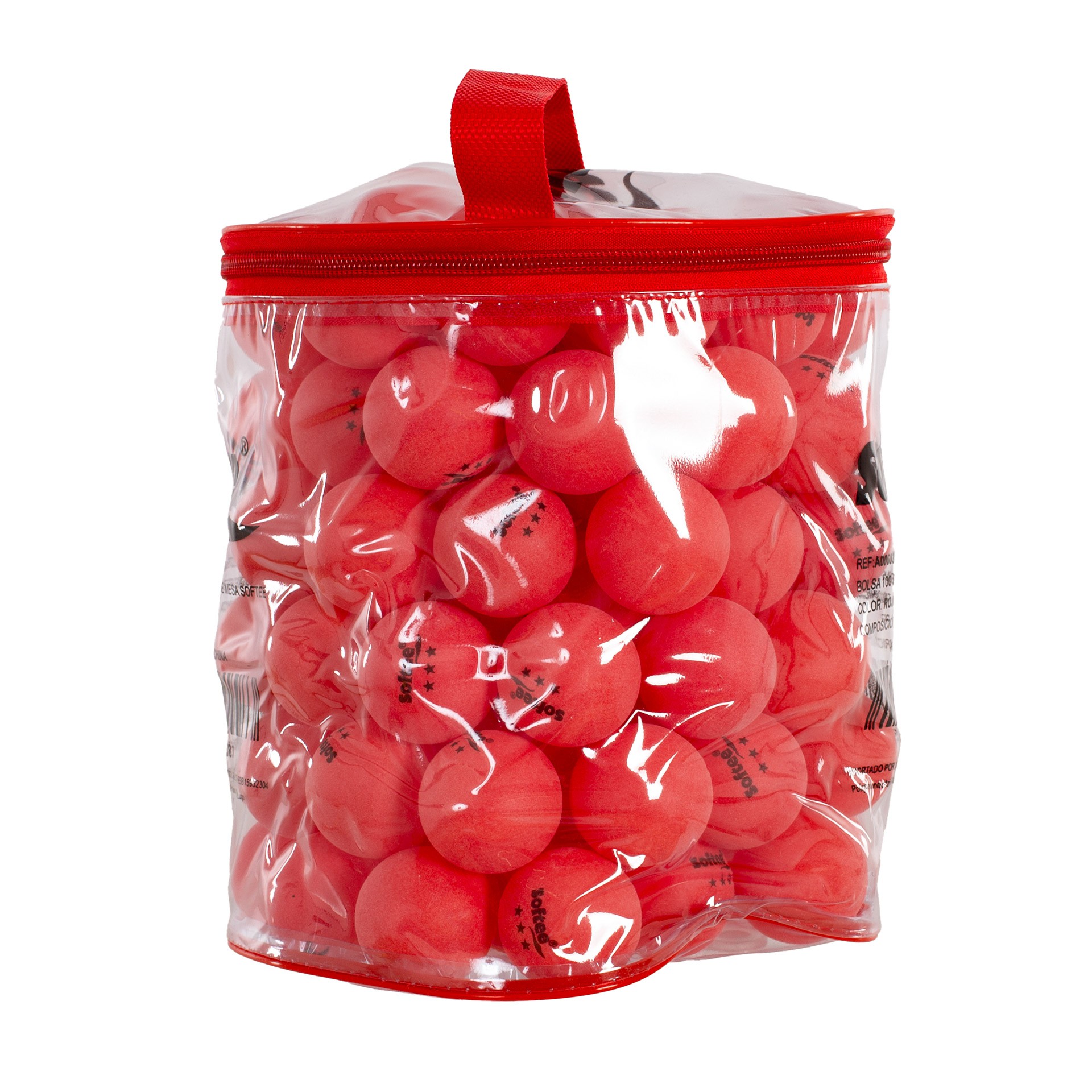 BOLSA 100 PELOTAS PP TENIS DE MESA SOFTEE - Imagen 2