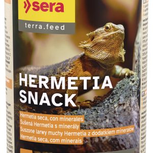 Sera Bearded Dragon Hermetia Snack - Hermetia Seca para Dragones Barbudos - 250 ml (34 g)