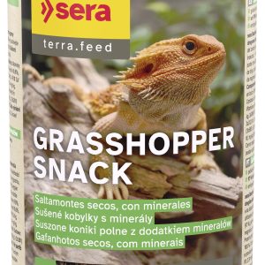 Sera Bearded Dragon Grasshopper Snack - Saltamontes Secos para Dragones Barbudos - 250 ml (29 g)