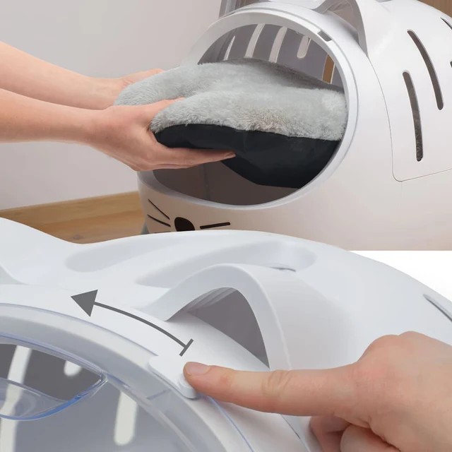 Catit Pixi Mio - Trasportín para Gatos de Ultima Generación - Imagen 4