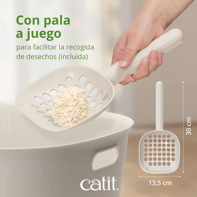 Catit Arenero Loo con Pala - Arenero para Gatos con Pala a Juego - Imagen 6