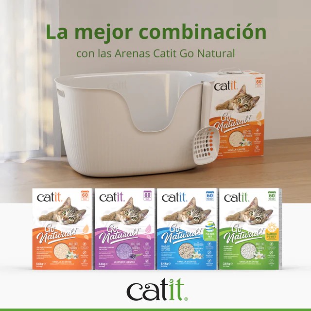 Catit Arenero Loo con Pala - Arenero para Gatos con Pala a Juego - Imagen 8