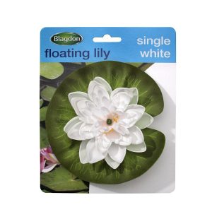 Aquagarden Floating Water Lily - Lirio Blanco Flotante para Estanques