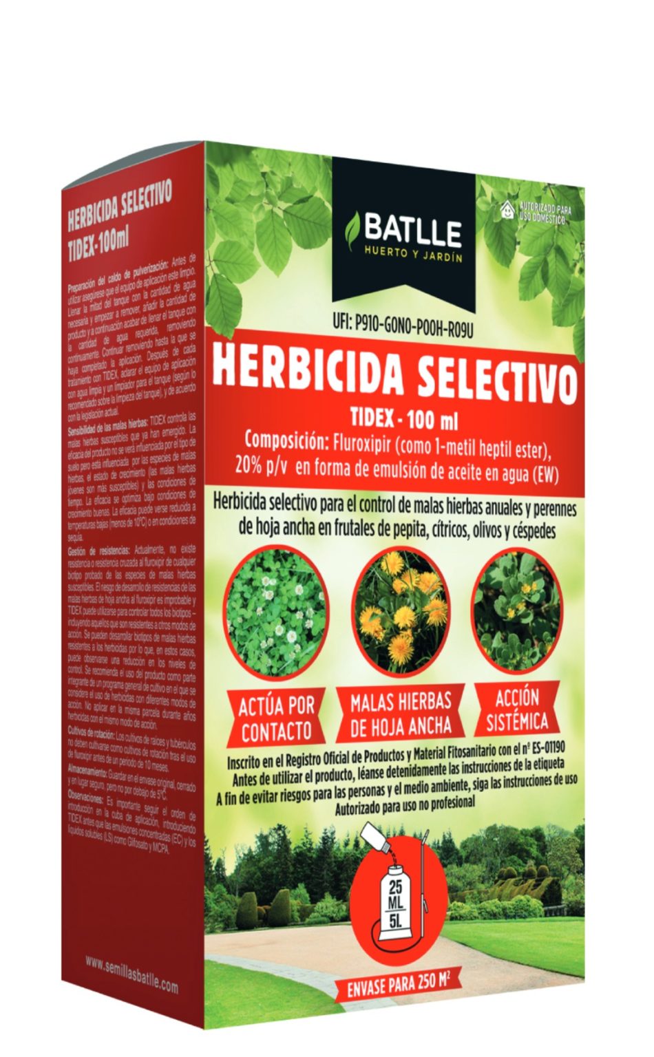 Batlle Herbicida Selectivo Tidex - 100 ml