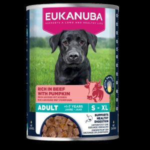 Eukanuba Ternera con Calabaza - Alimento Húmedo para Perros Adultos - 400 g