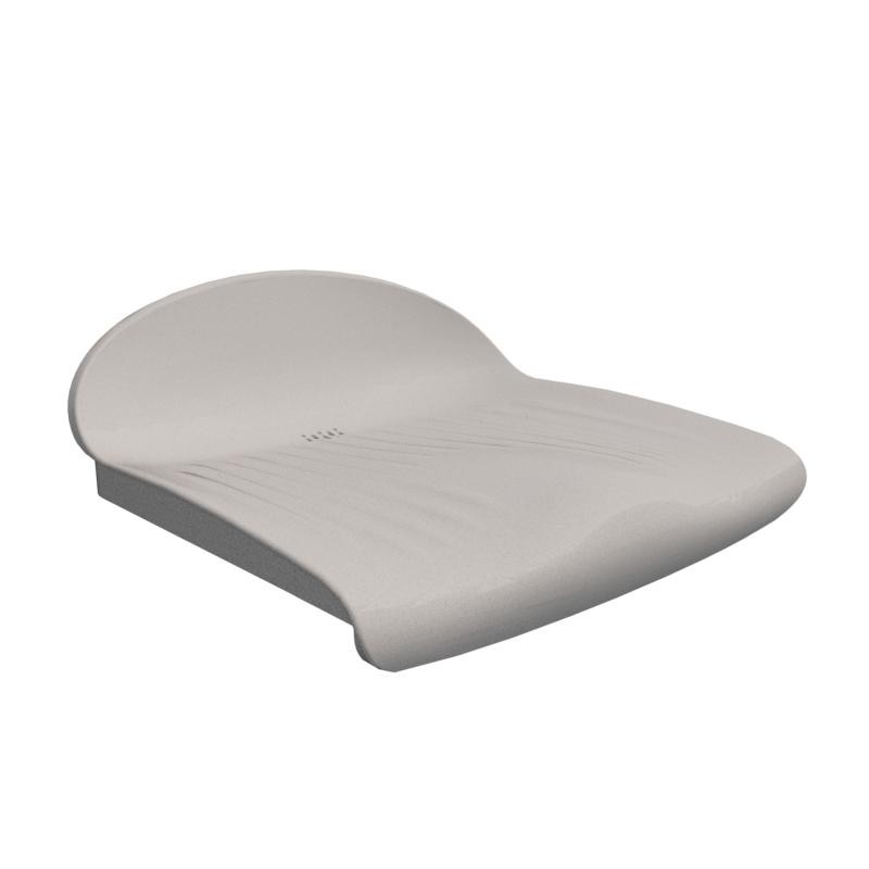 ASIENTO PVC SIN RESPALDO SPARK SR M4 BLANCO - Imagen 2