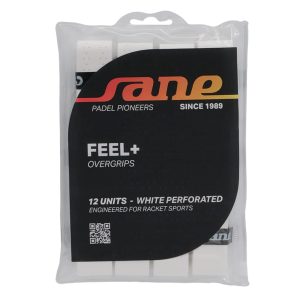 BLISTER DE 12 OVERGRIPS SANE PERFORADOS BLANCOS