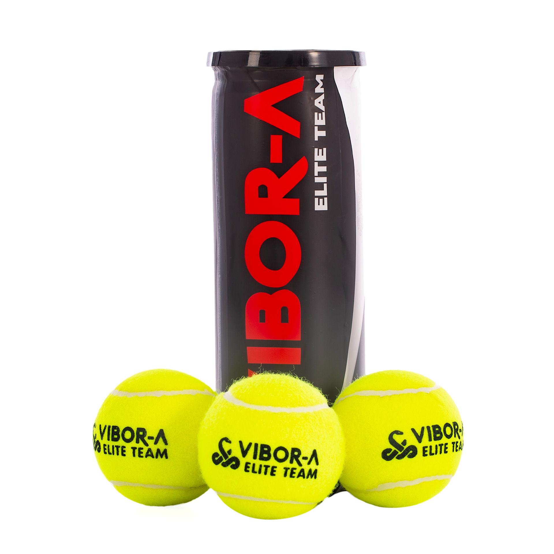 BOTE 3 PELOTAS PÁDEL VIBOR-A ELITE TEAM - Imagen 2