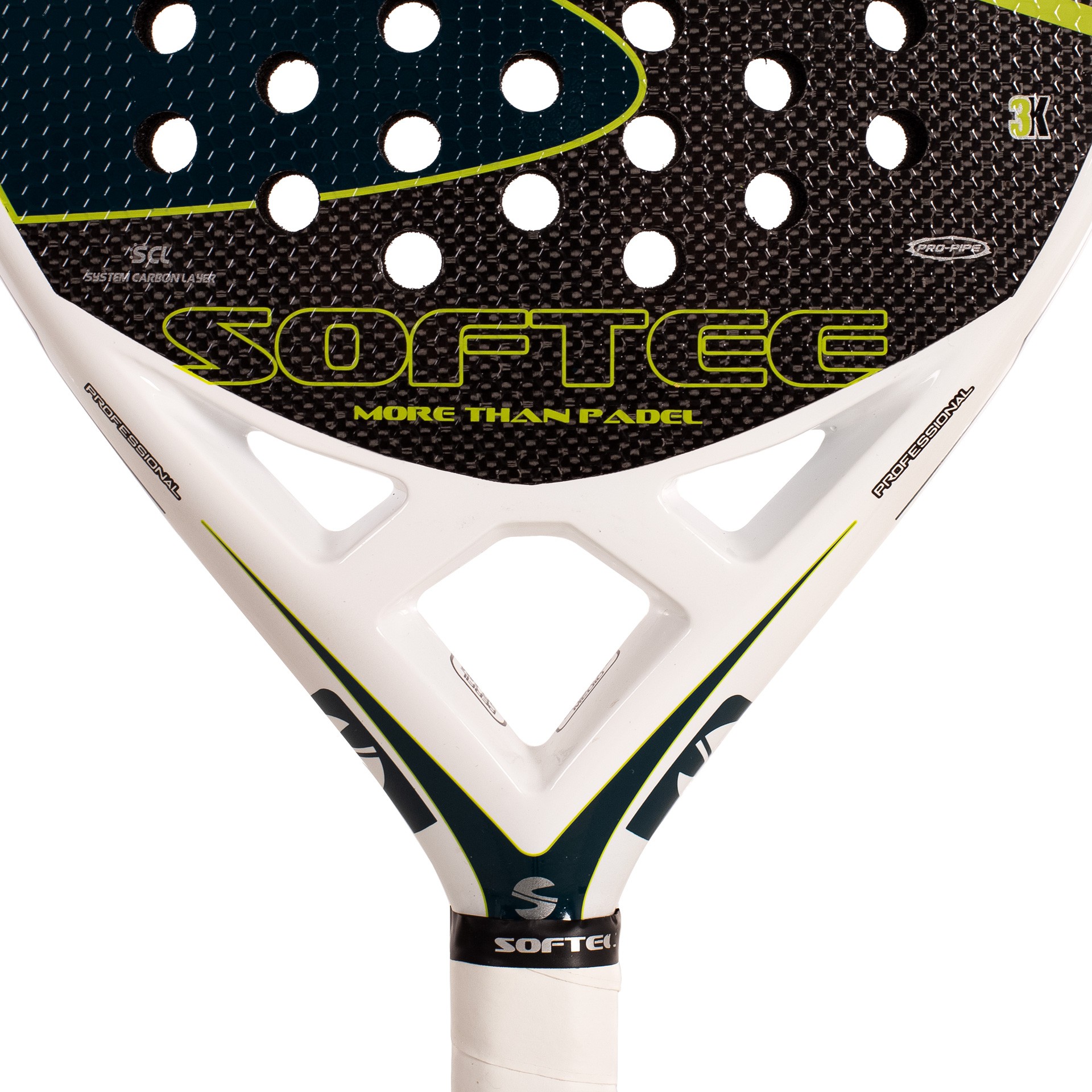 PALA DE PÁDEL SOFTEE FREEZER CARBON 3K PETROL - Imagen 6