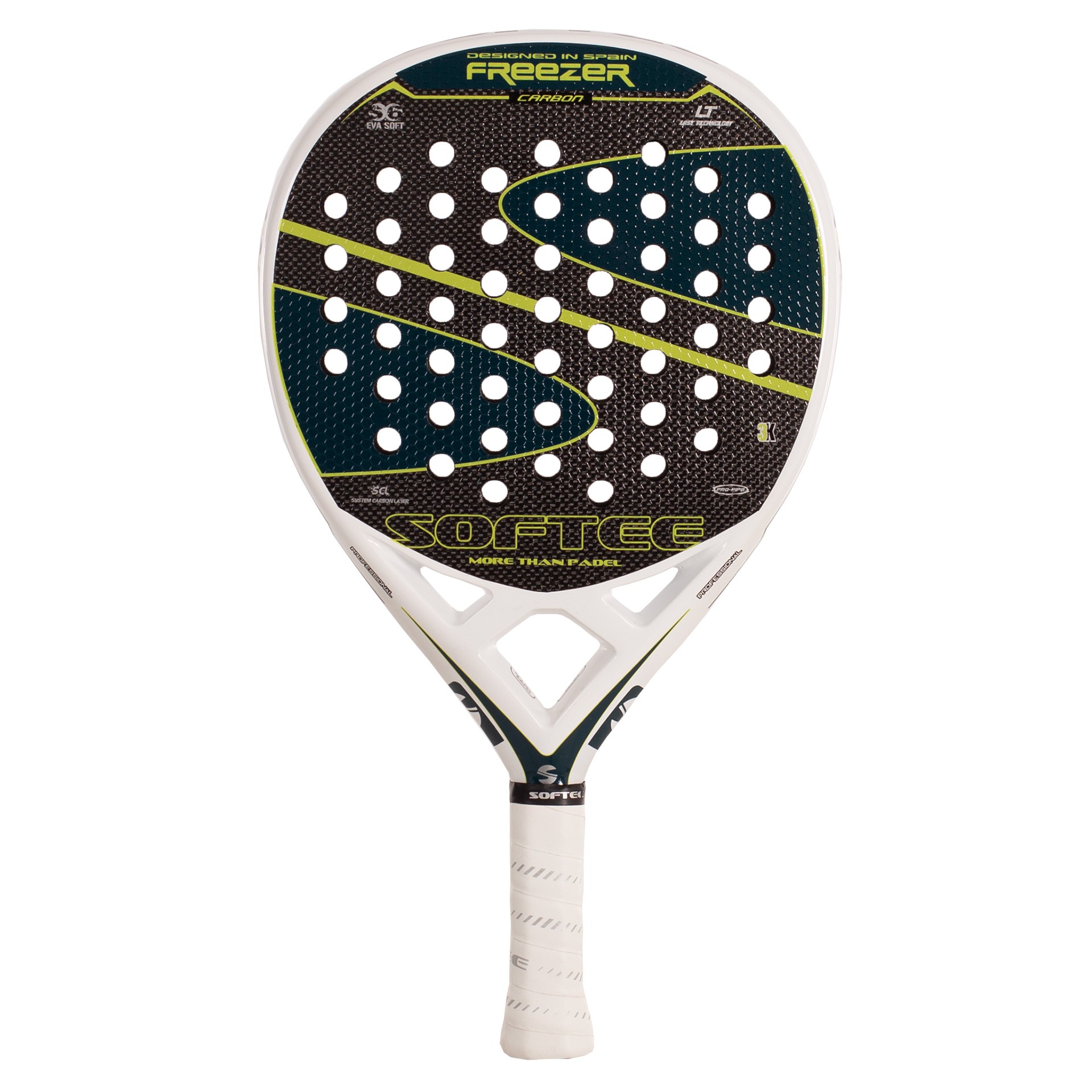 PALA DE PÁDEL SOFTEE FREEZER CARBON 3K PETROL - Imagen 3