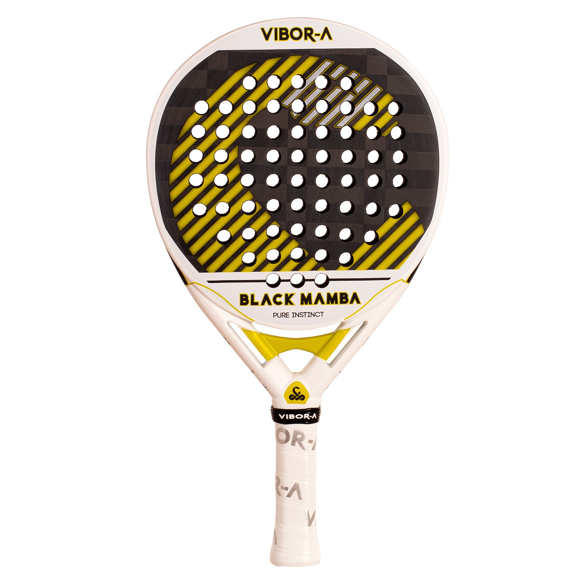 PALA DE PÁDEL VIBOR-A BLACK MAMBA EVO PRO WHITE - Imagen 2