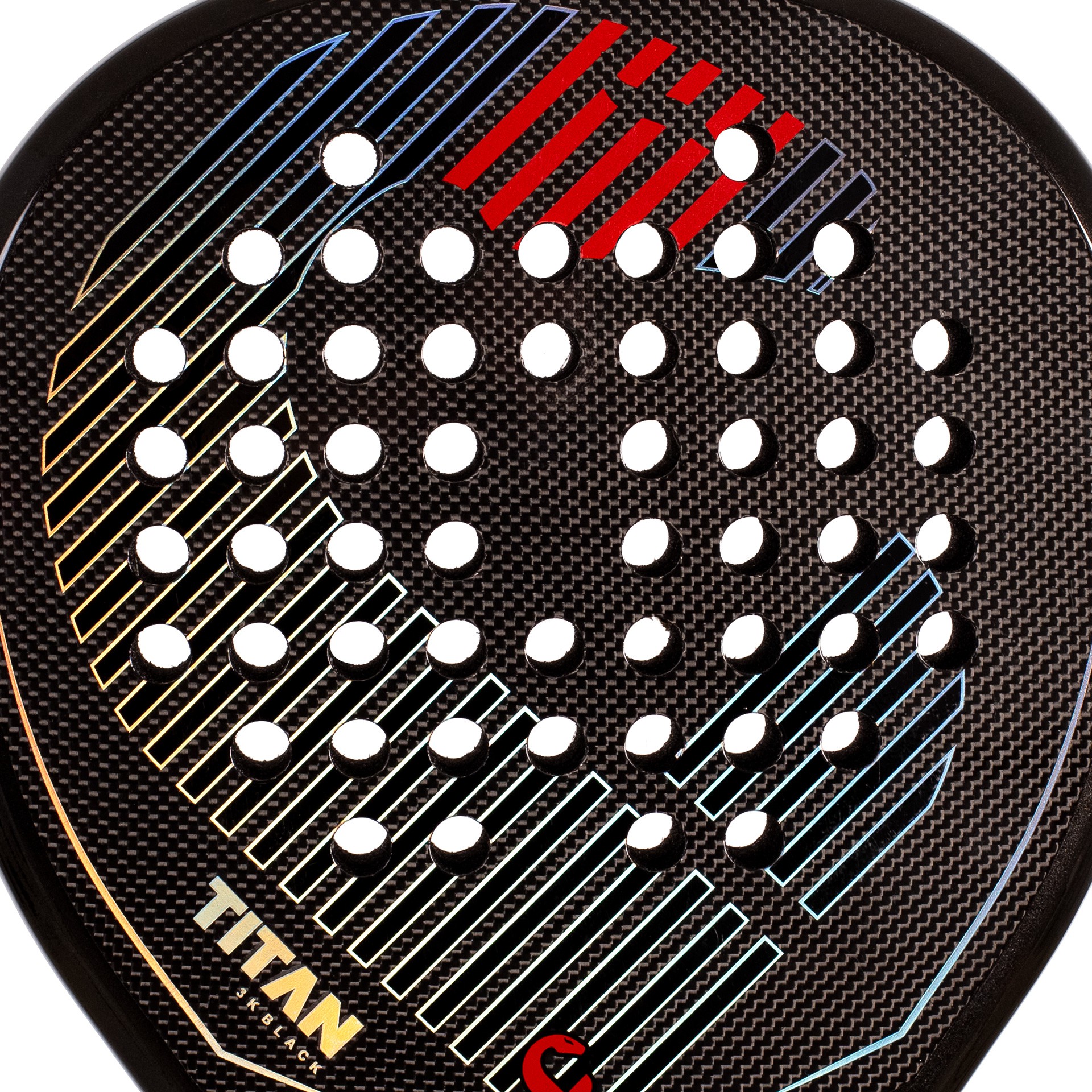 PALA DE PÁDEL VIBOR-A TITAN 3K BLACK - Imagen 6