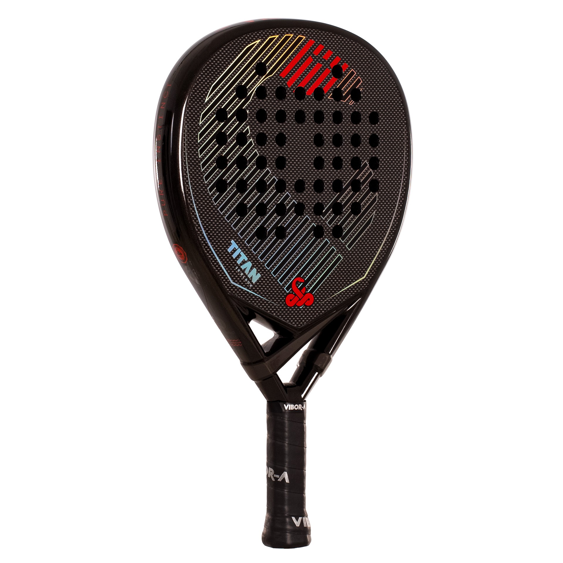 PALA DE PÁDEL VIBOR-A TITAN 3K BLACK - Imagen 7