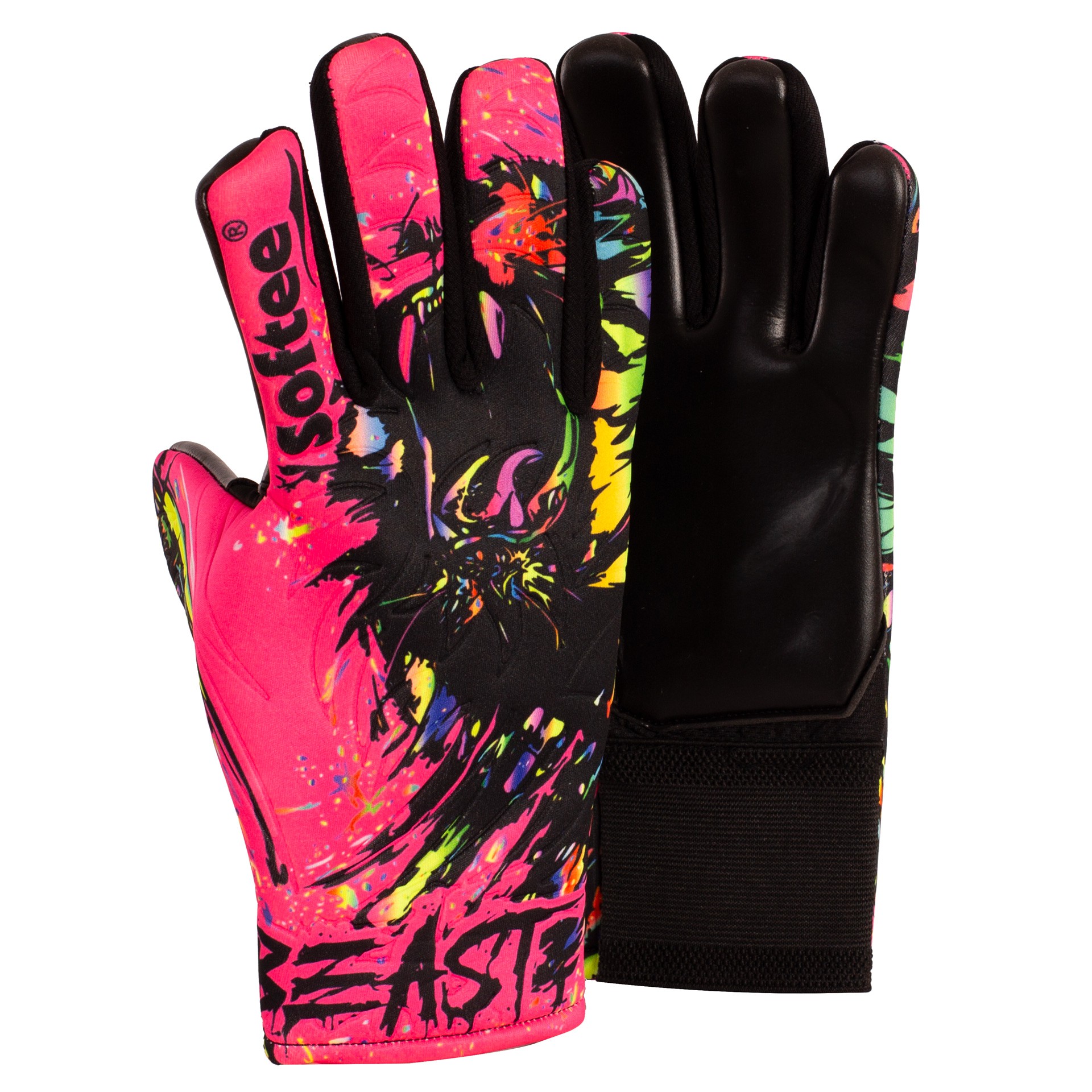 PAR DE GUANTES DE PORTERO SOFTEE BEAST EMBOSS - Imagen 2