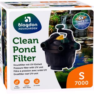Blagdon Aquagarden Clean Pond Filter S (7000) - Filtro presurizado para estanques para obtener agua limpia y saludable.