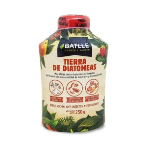 BATLLE BIO Tierra de diatomeas purificada 250g - Control natural de plagas