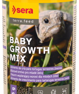 SERA TORTOISE BABY GROWTH MIX - Alimento cría tortugas terrestres jóvenes 58g