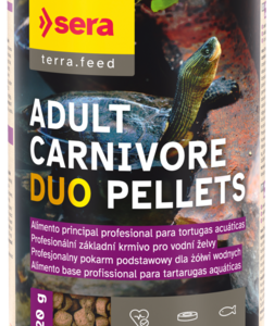 SERA ADULT CARNIVORE DUO PELLETS 320 g - ALIMENTO PARA TORTUGAS CARNÍVORAS ACUÁTICAS
