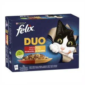 Purina Felix Duo Festín de Sabores - Sobres en Gelatina