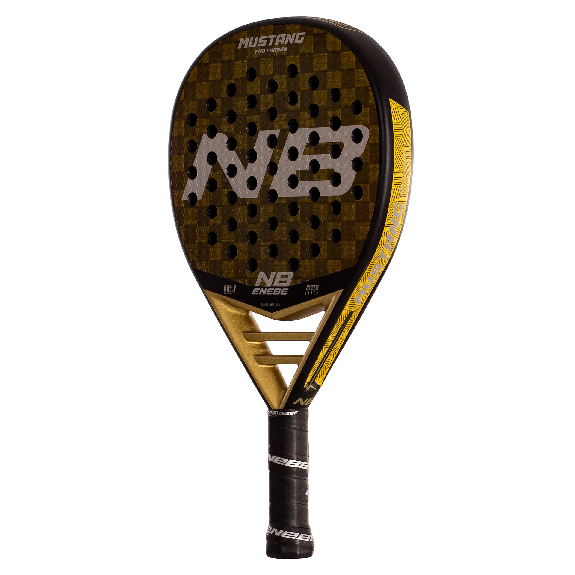 PALA DE PÁDEL ENEBE MUSTANG PRO CARBON GOLD 15K - Imagen 5