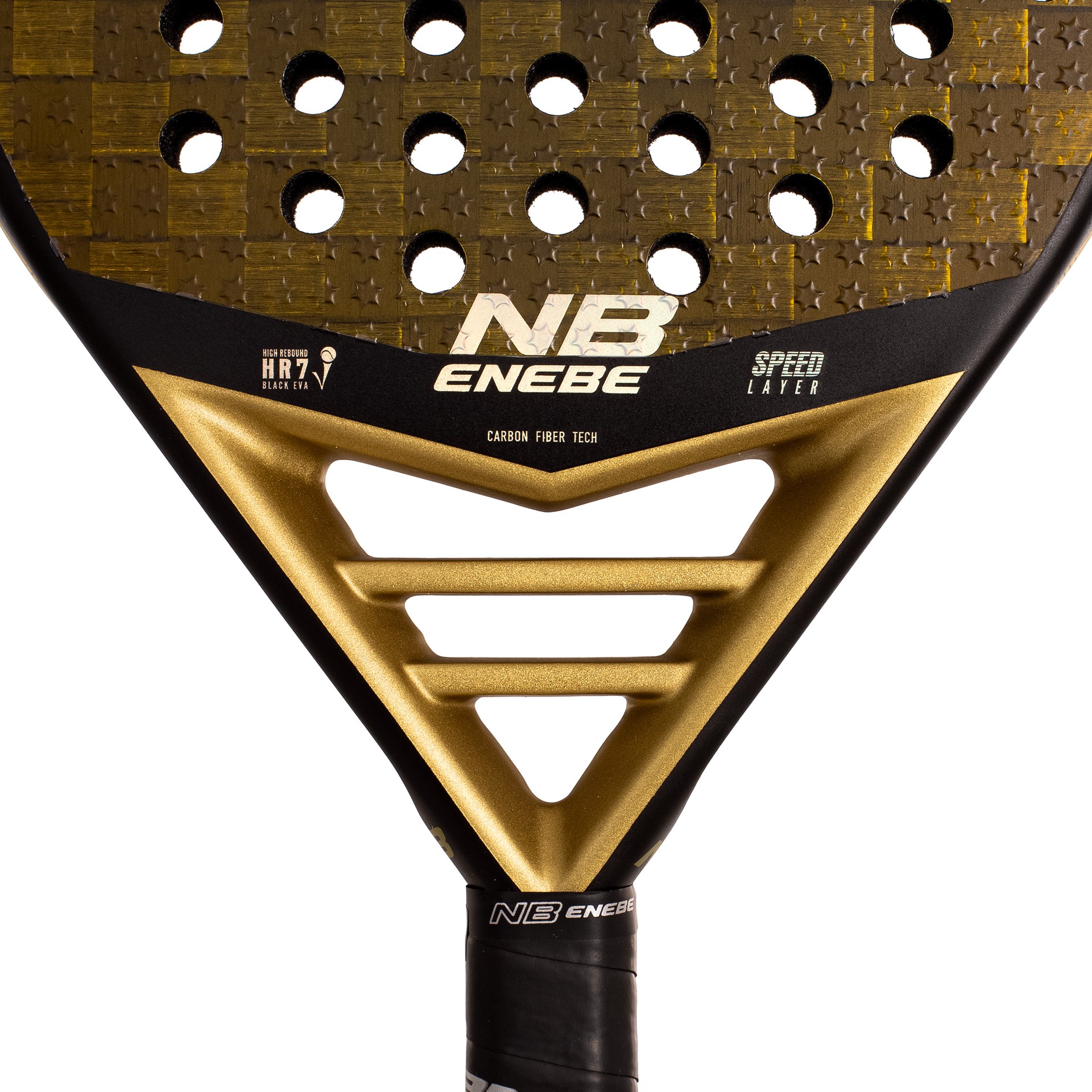 PALA DE PÁDEL ENEBE MUSTANG PRO CARBON GOLD 15K - Imagen 4