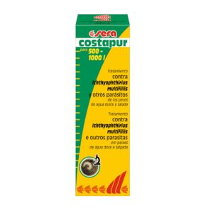 Sera costapur F 50 ml (500-1000l) - Tratamiento agua contra Ichthyophthirius multifiliis y otros parásitos unicelulares de la piel