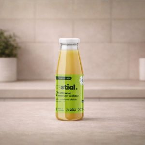 Bestial Menu Caldo Artesanal de Huesos y Verduras - Caldo Natural de Huesos y Verduras para Perros y Gatos - 500 ml