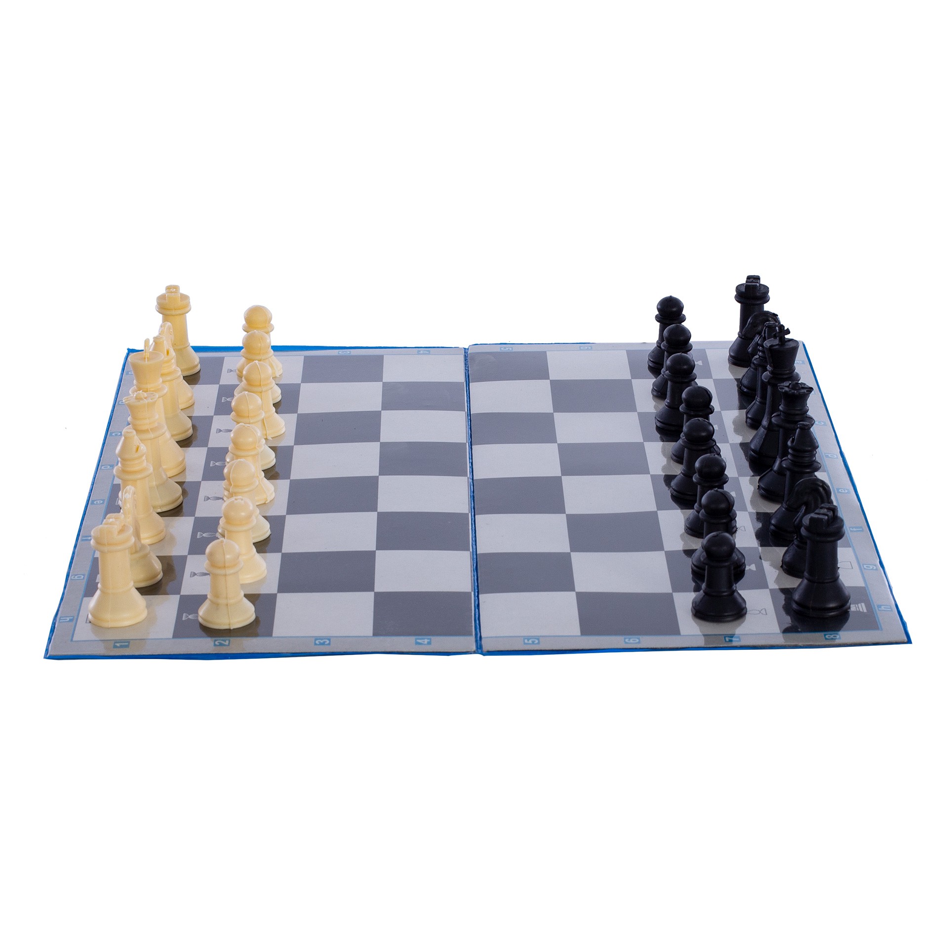 TABLERO AJEDREZ 43 CM PLEGABLE - INCLUYE FICHAS SENCILLAS- - Imagen 3