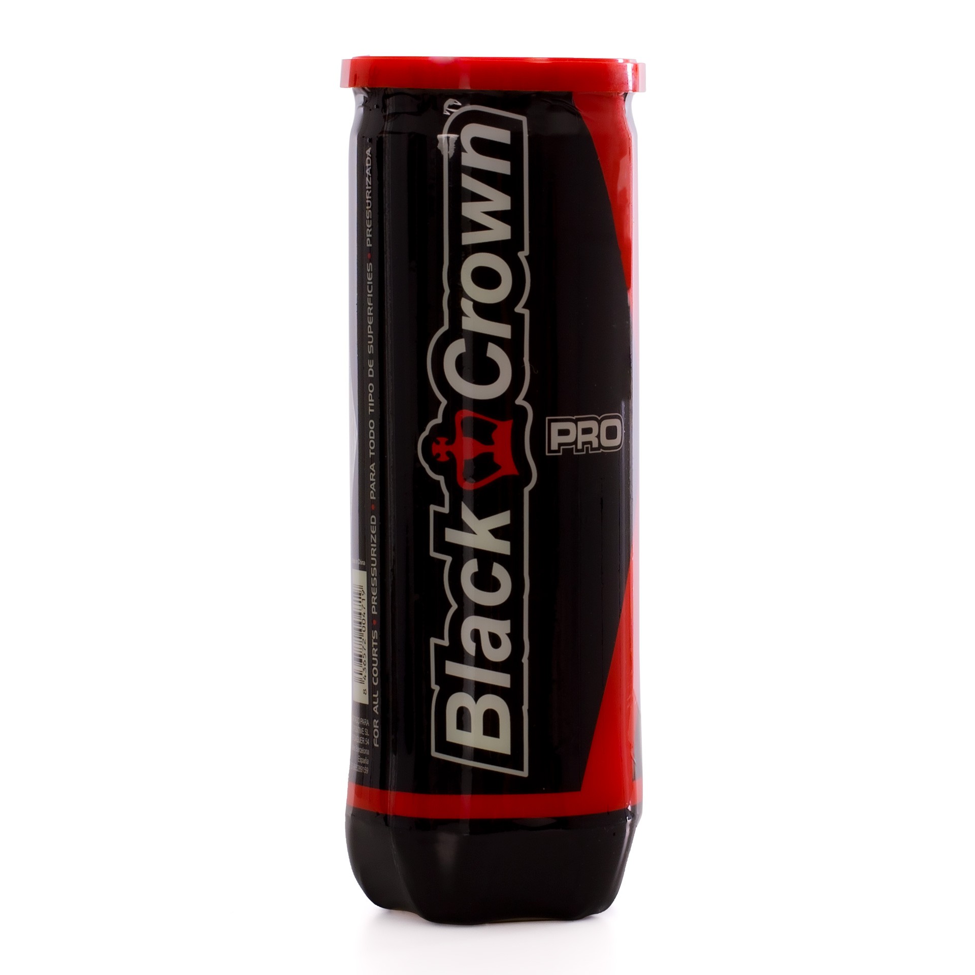 BOTE DE 3 PELOTAS DE PÁDEL BLACK CROWN PRO - Imagen 4