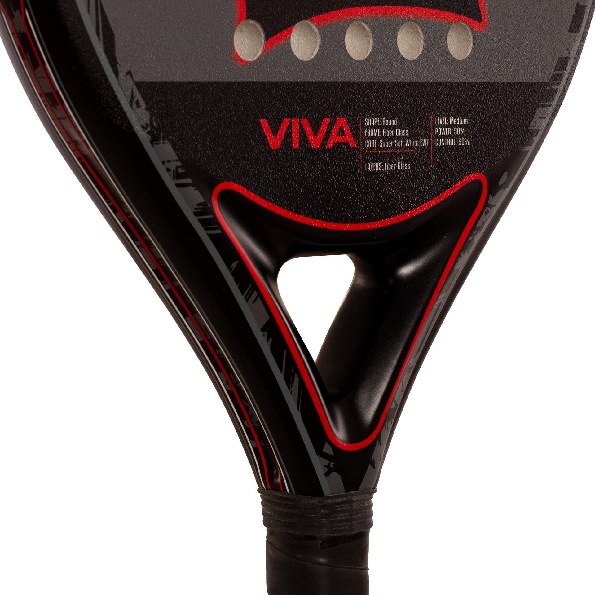 PALA DE PÁDEL BLACK CROWN VIVA - Imagen 3