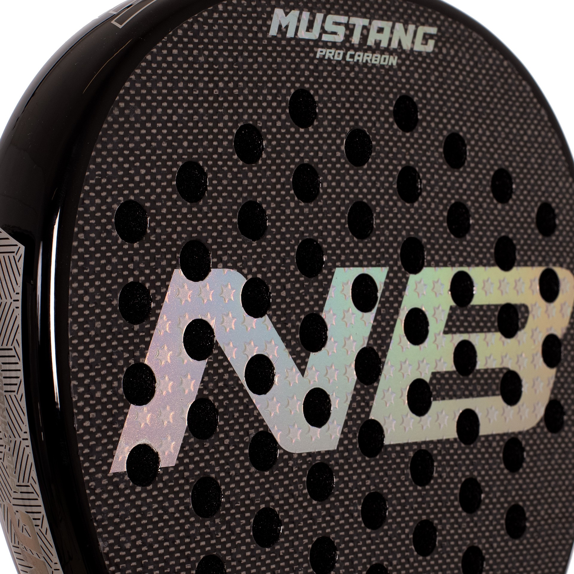PALA DE PÁDEL ENEBE MUSTANG SILVER 3K - Imagen 6