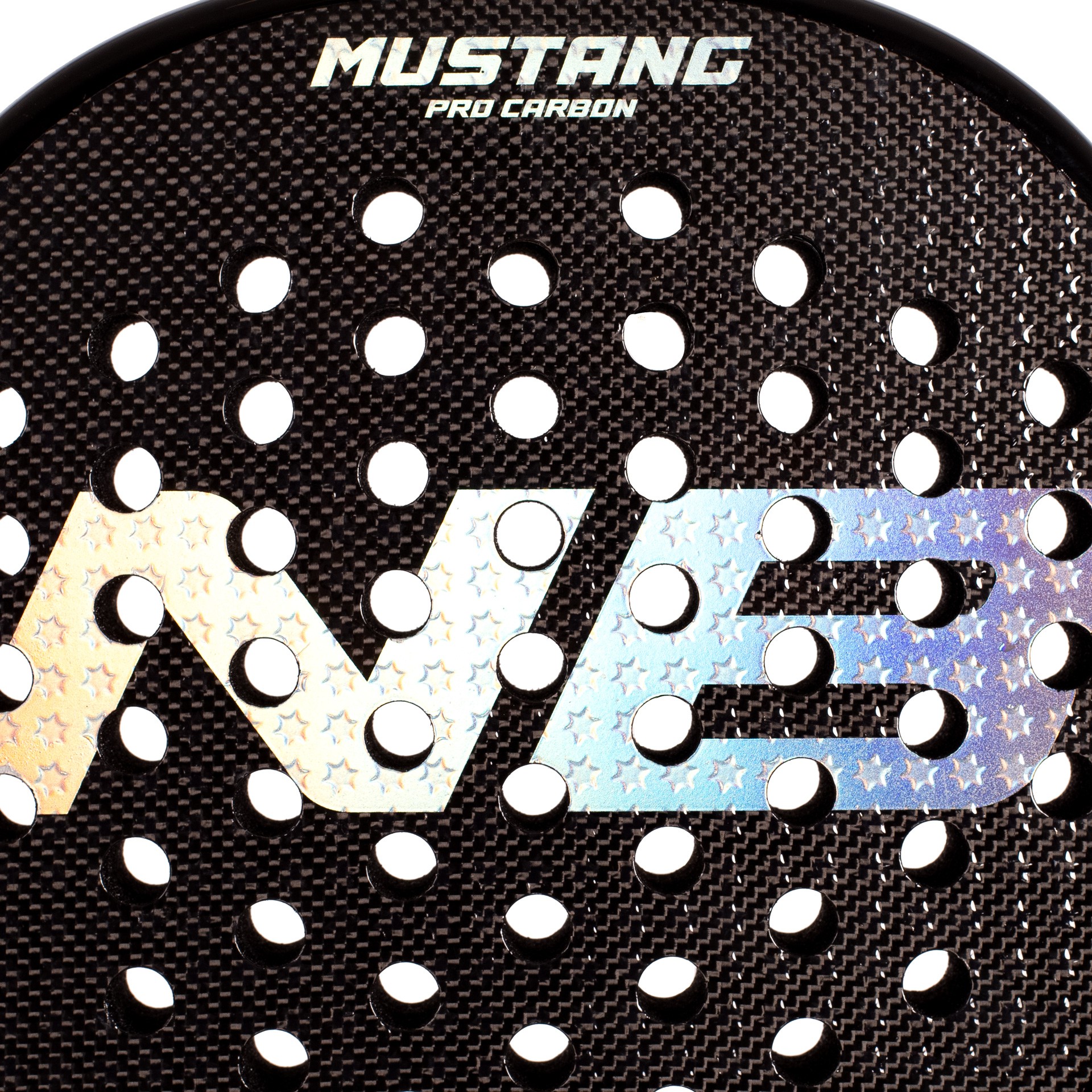PALA DE PÁDEL ENEBE MUSTANG SILVER 3K - Imagen 3